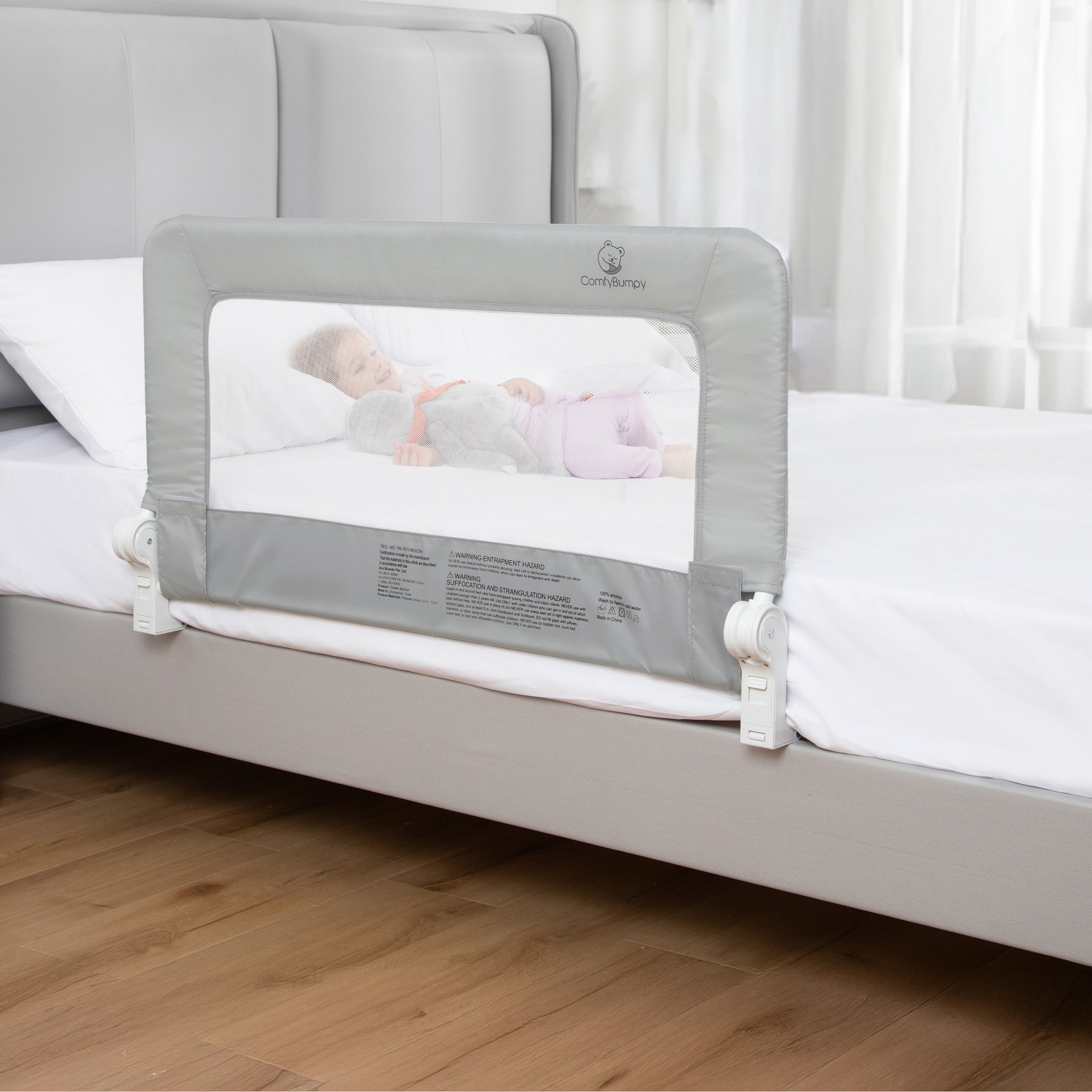 Toddler Bed Rail Guard for Kids – ComfyBumpy