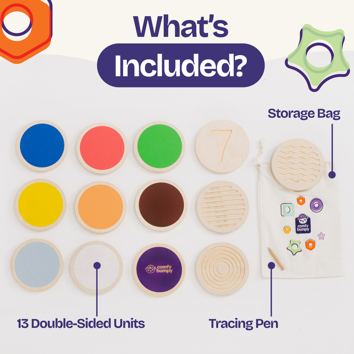 Wooden Stepping Stones for Balance and Learning