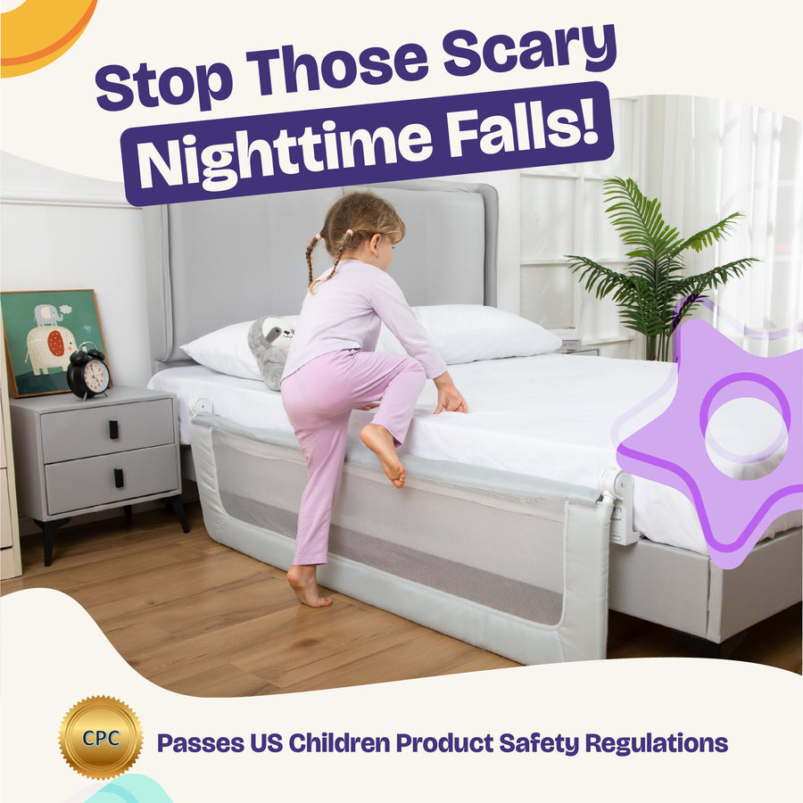 Toddler Bed Rail Guard for Kids – ComfyBumpy