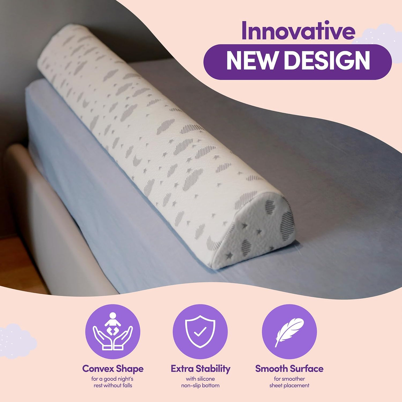 ComfyBumpy Bed Bumper for Toddlers