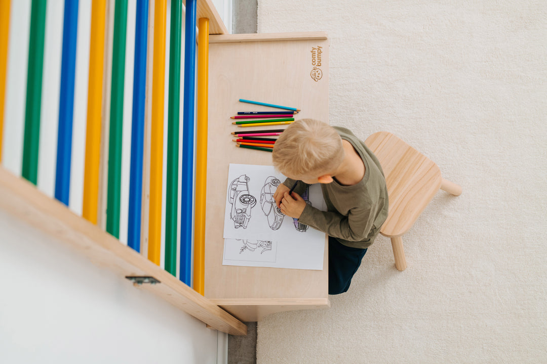Swedish Ladder With Inserted Table