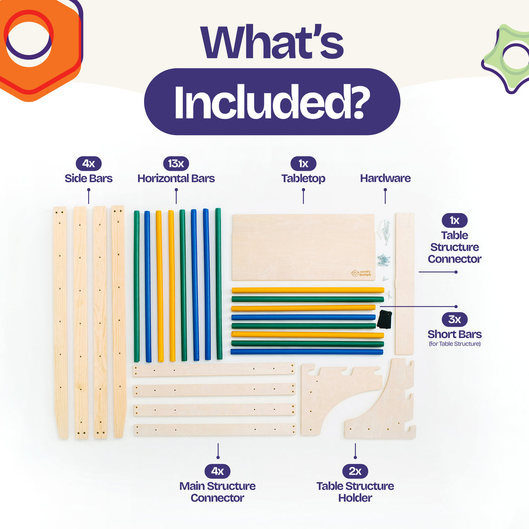 Swedish Ladder With Inserted Table