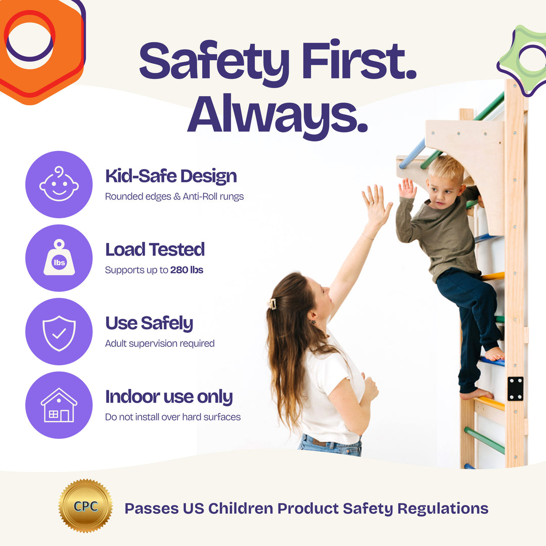 Swedish Ladder With Inserted Table