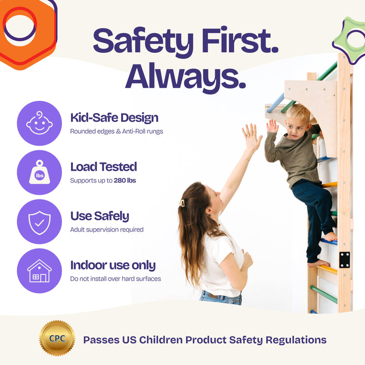 Swedish Ladder With Inserted Table