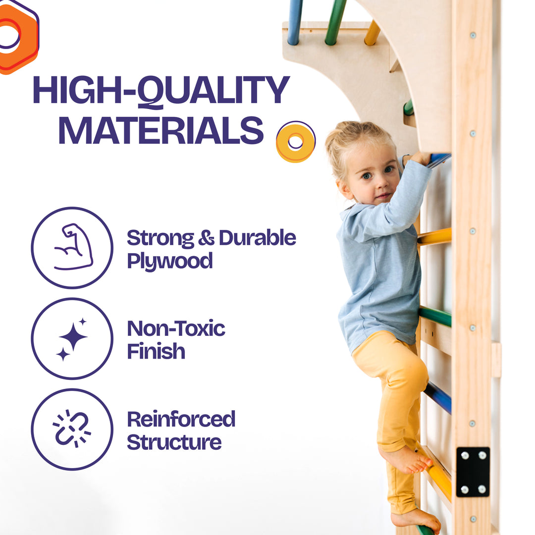 Swedish Ladder With Inserted Table