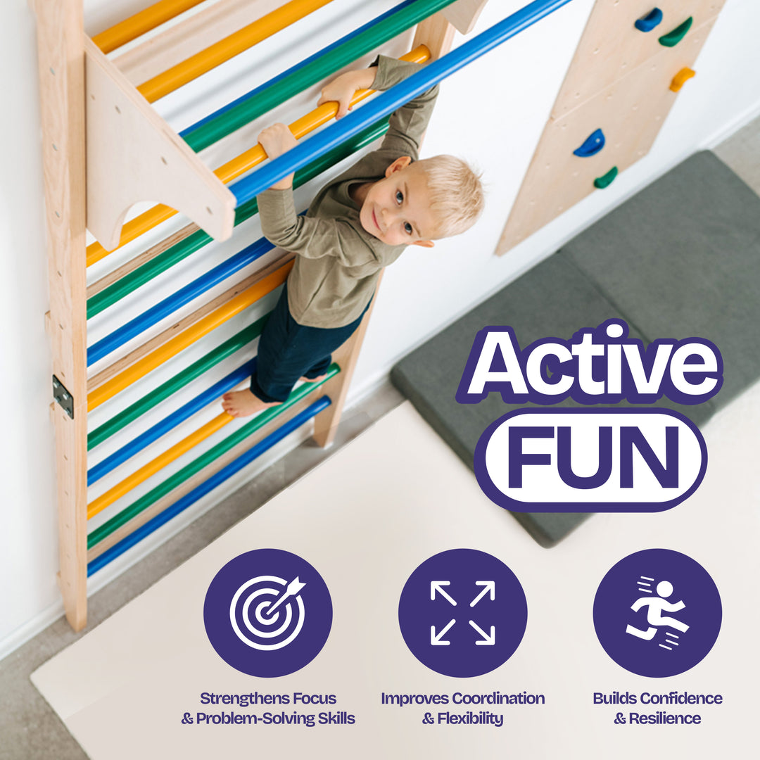 Swedish Ladder With Inserted Table