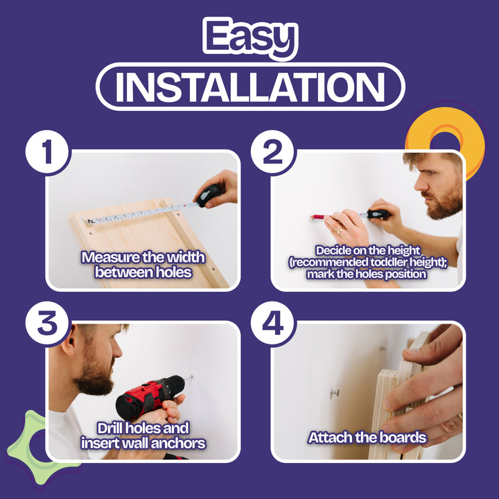 Sensory Wall with Detachable Activity Boards