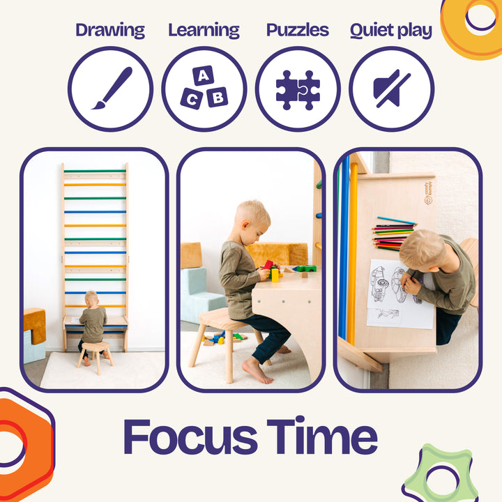 Swedish Ladder With Inserted Table