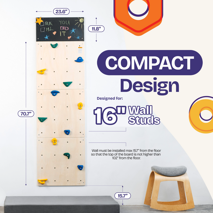 Indoor Rock Climbing Wall for Kids