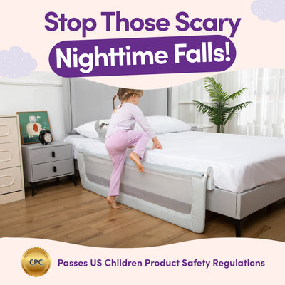 ComfyBumpy Toddler Bed Rail Guard for Kids