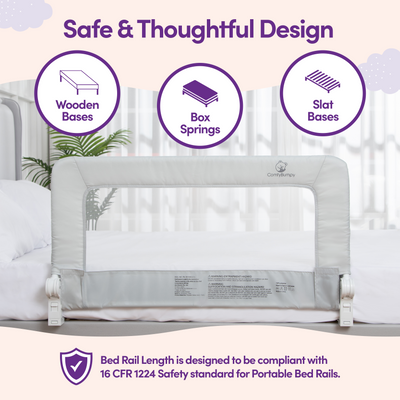ComfyBumpy Toddler Bed Rail Guard for Kids