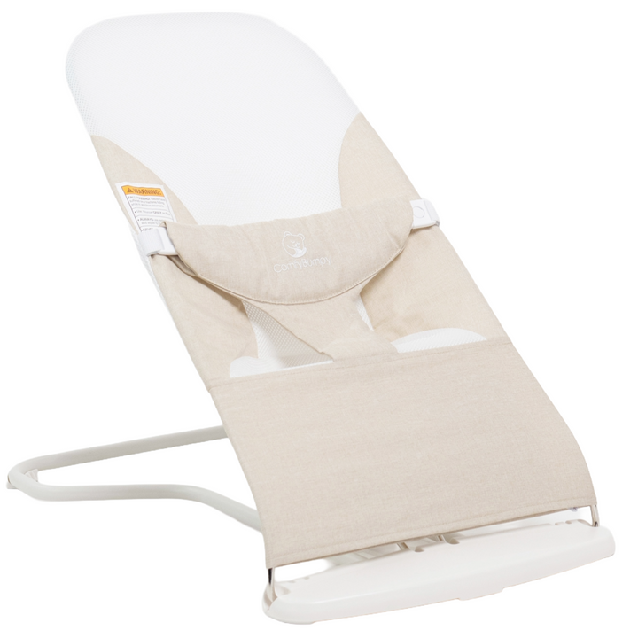bouncy seat built for infant comfort ComfyBumpy #color_oatmeal-white