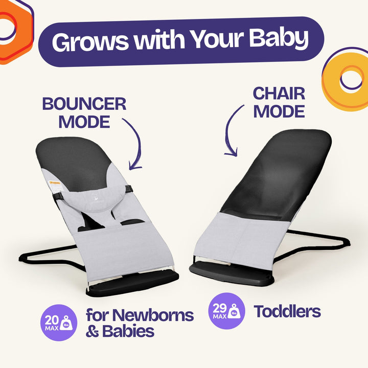 Ergonomic Baby Bouncer Seat - ComfyBumpy
