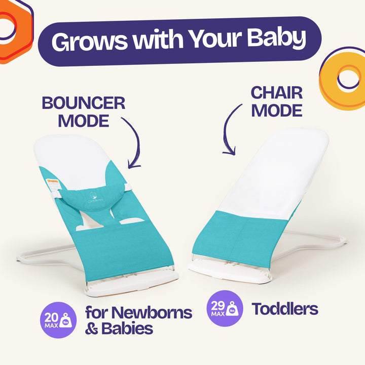 Ergonomic Baby Bouncer Seat - ComfyBumpy