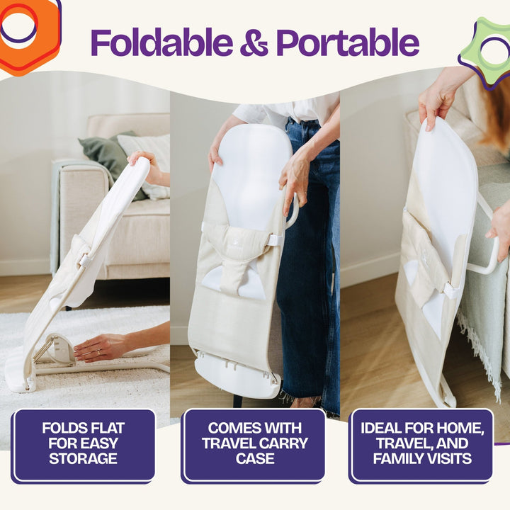 Ergonomic Baby Bouncer Seat - ComfyBumpy