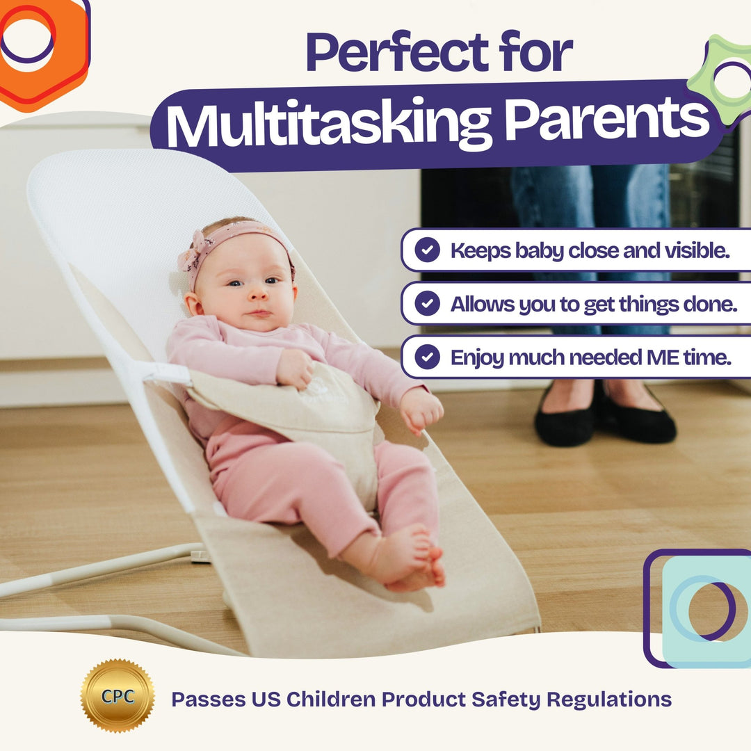 Ergonomic Baby Bouncer Seat - ComfyBumpy