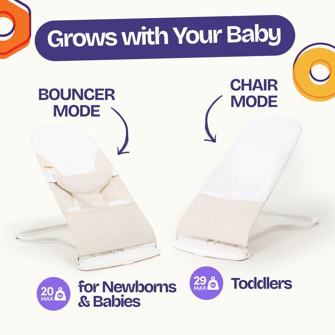 Ergonomic Baby Bouncer Seat - ComfyBumpy
