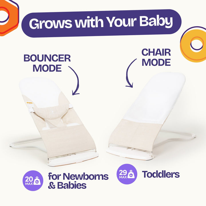 Ergonomic Baby Bouncer Seat - ComfyBumpy