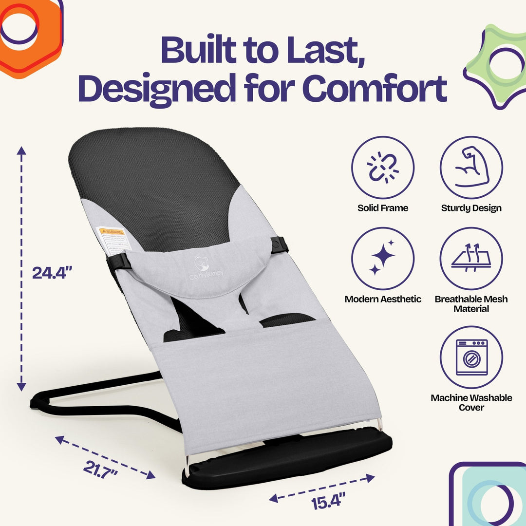 Ergonomic Baby Bouncer Seat - ComfyBumpy