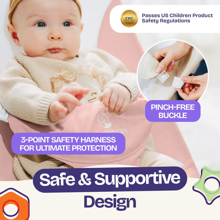 Ergonomic Baby Bouncer Seat - ComfyBumpy