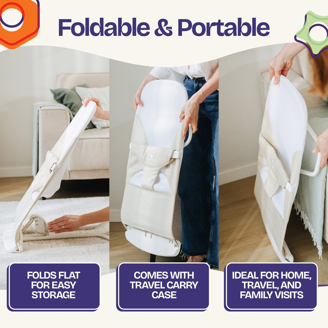 Ergonomic Baby Bouncer Seat - ComfyBumpy