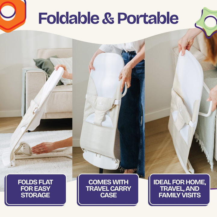 Ergonomic Baby Bouncer Seat - ComfyBumpy
