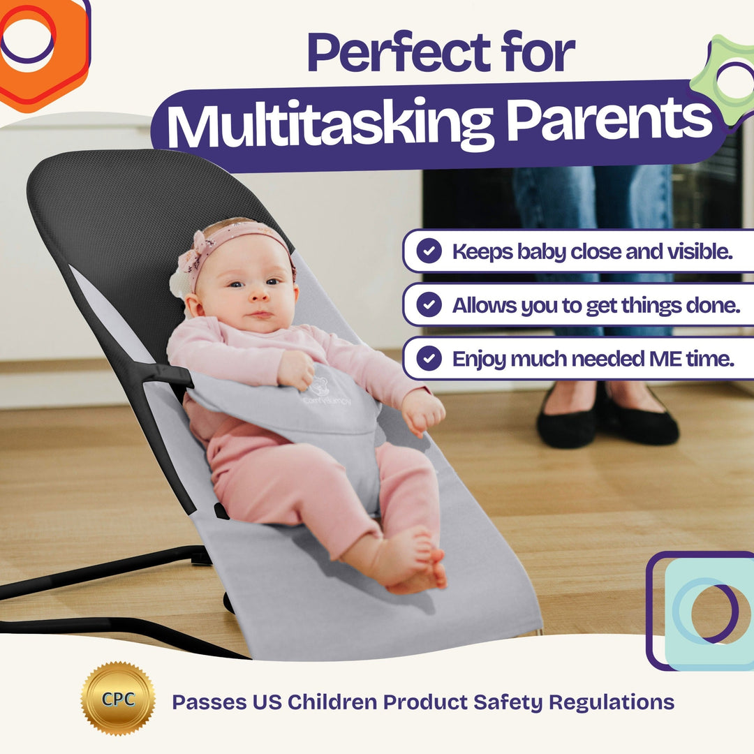 Ergonomic Baby Bouncer Seat - ComfyBumpy