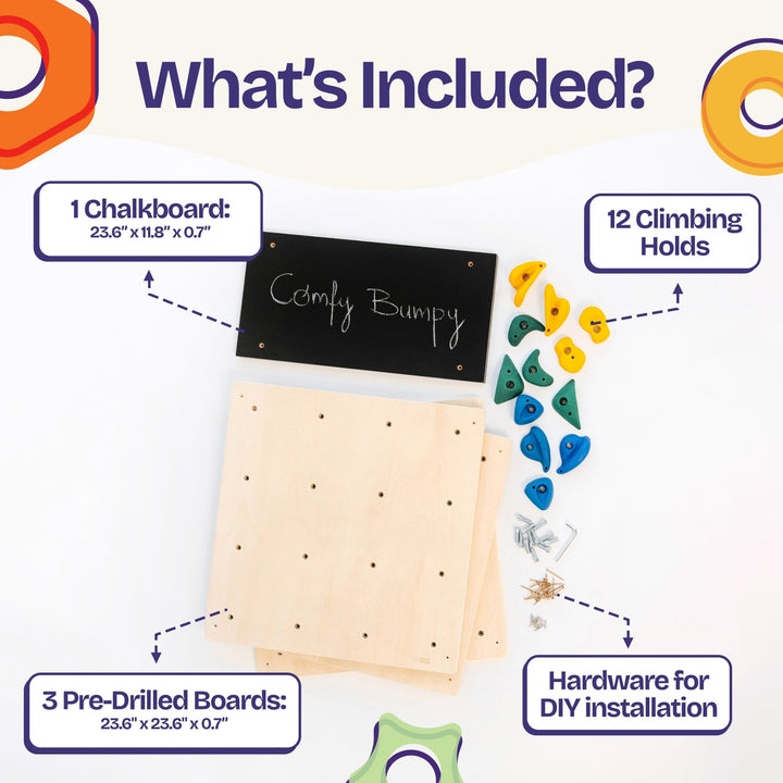 Indoor Rock Climbing Wall for Kids - ComfyBumpy