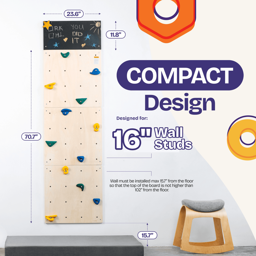 Bumpy Rocl Indoor Rock Climbing Wall for Kids | Home Climbing Gym — ComfyBumpy