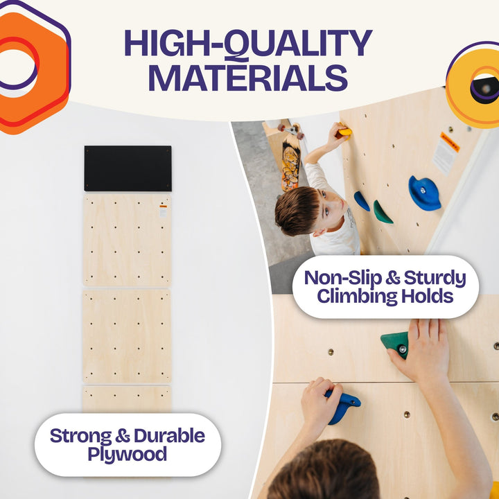 Indoor Rock Climbing Wall for Kids - ComfyBumpy