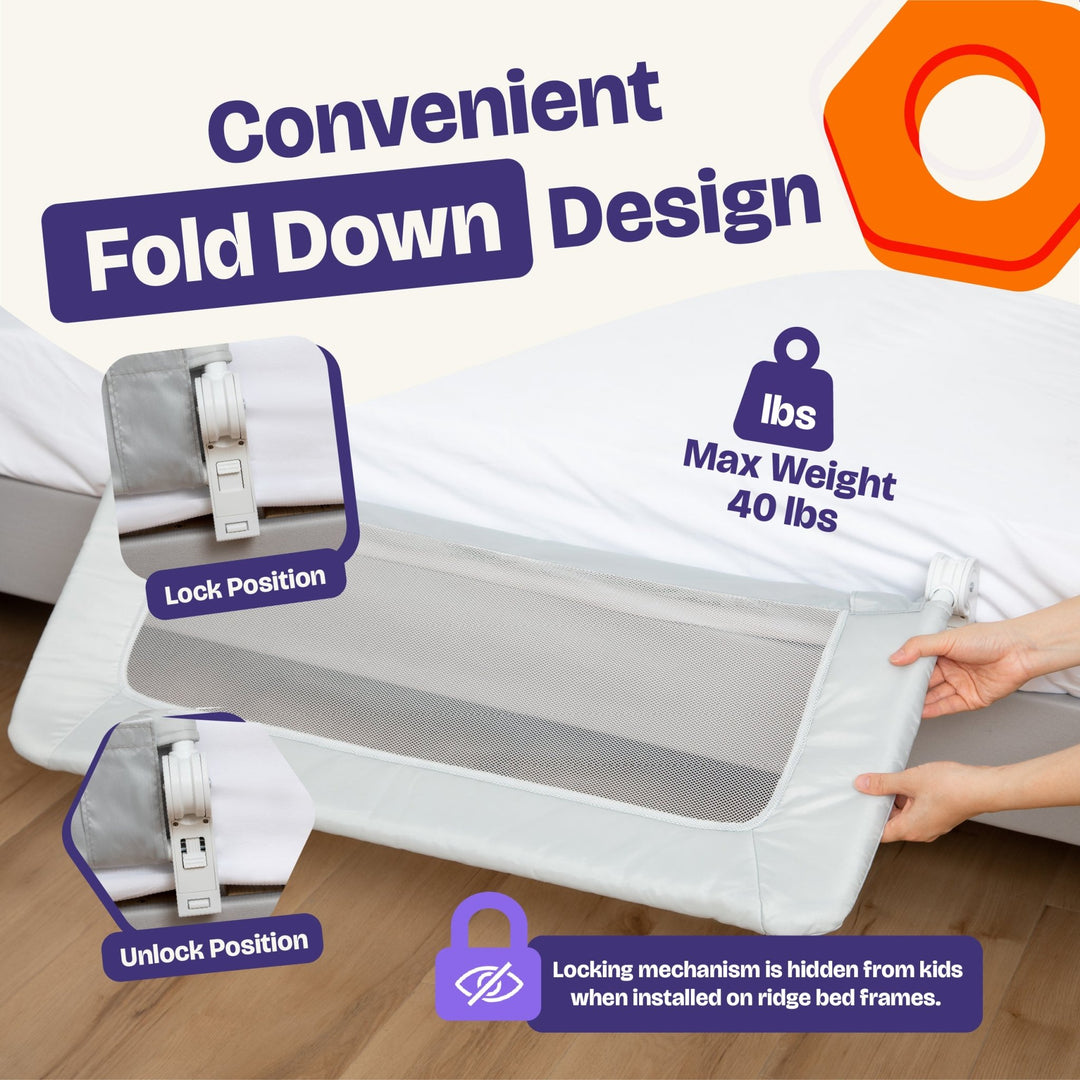 Safety Rail for Toddler Beds - ComfyBumpy