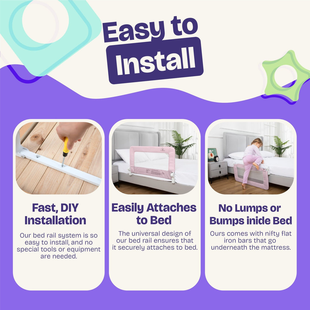 Safety Rail for Toddler Beds - ComfyBumpy