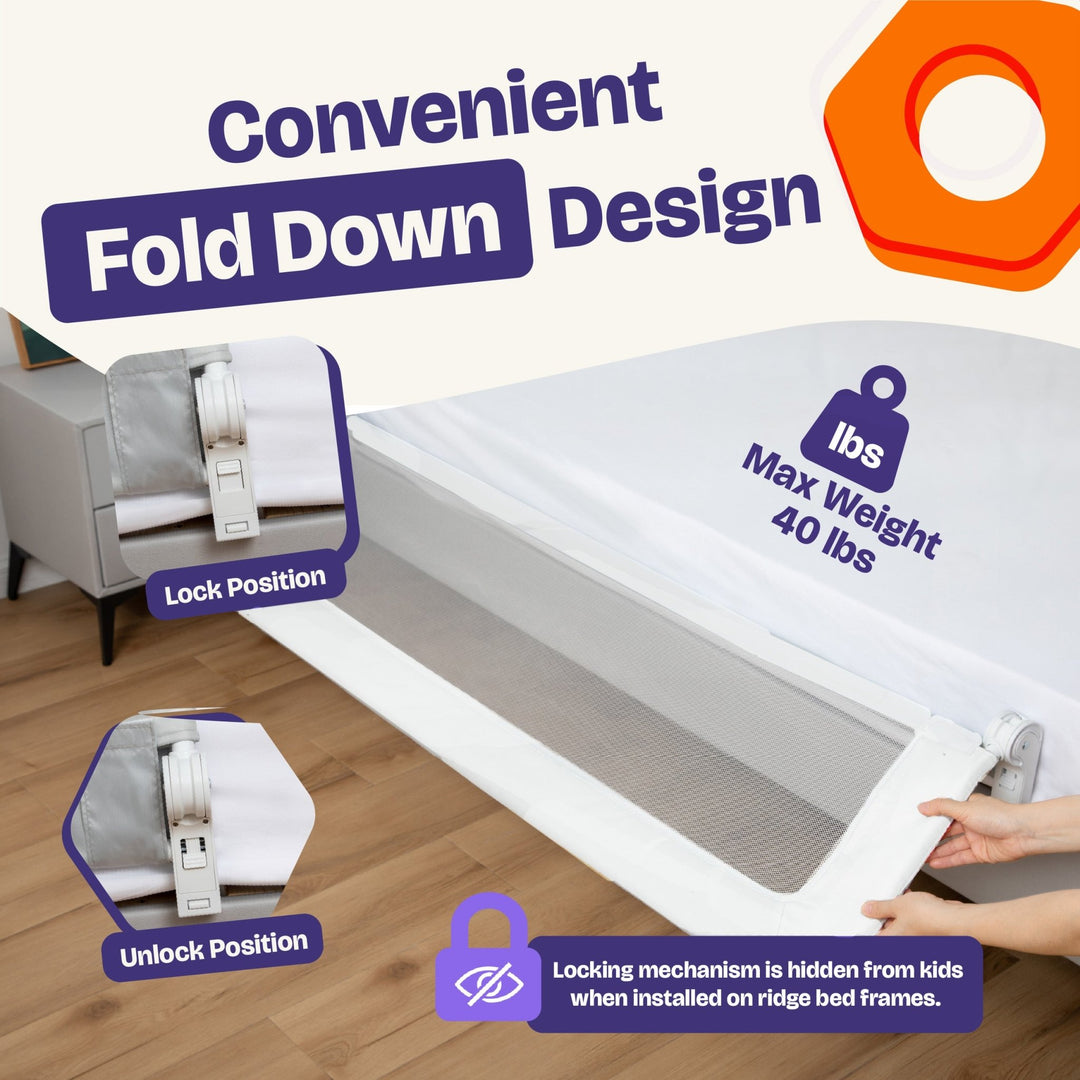 Safety Rail for Toddler Beds - ComfyBumpy