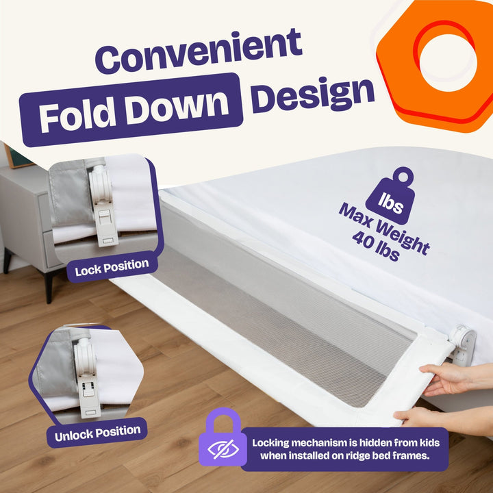 Safety Rail for Toddler Beds - ComfyBumpy