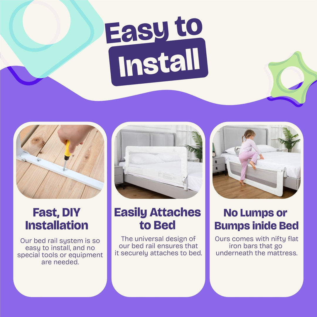 Safety Rail for Toddler Beds - ComfyBumpy