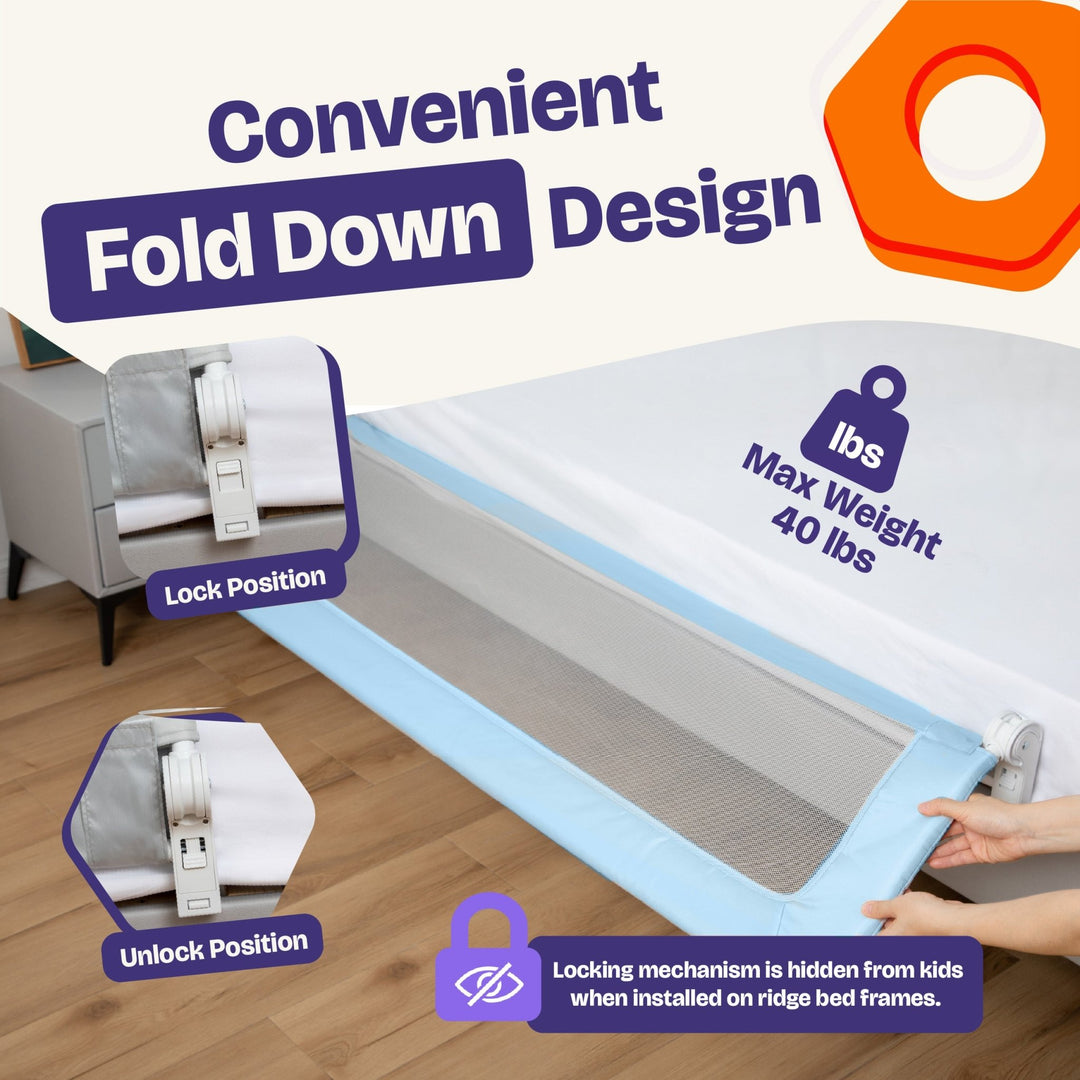 Safety Rail for Toddler Beds - ComfyBumpy