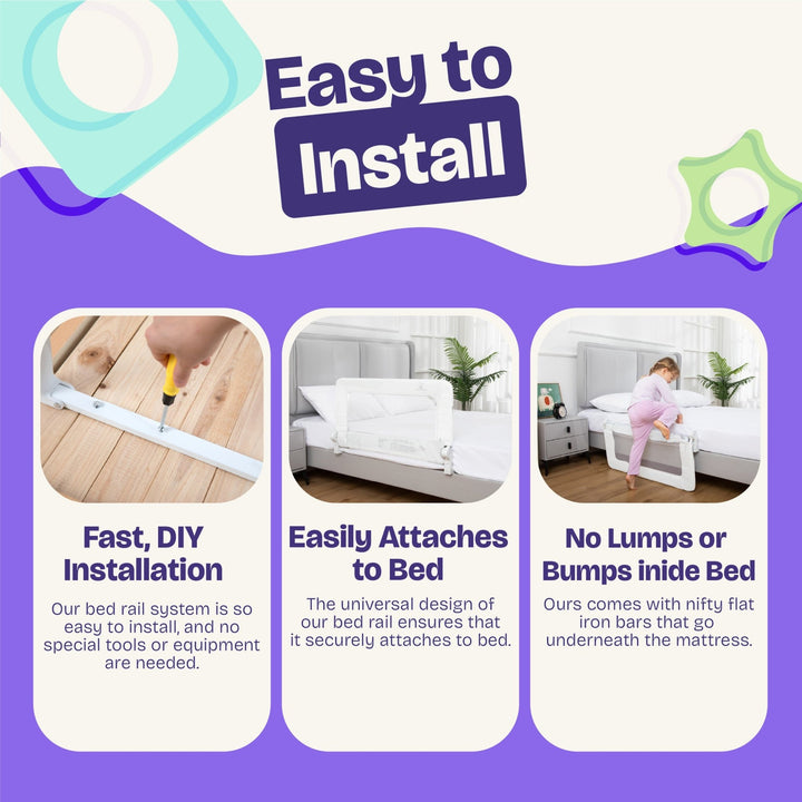 Safety Rail for Toddler Beds - ComfyBumpy