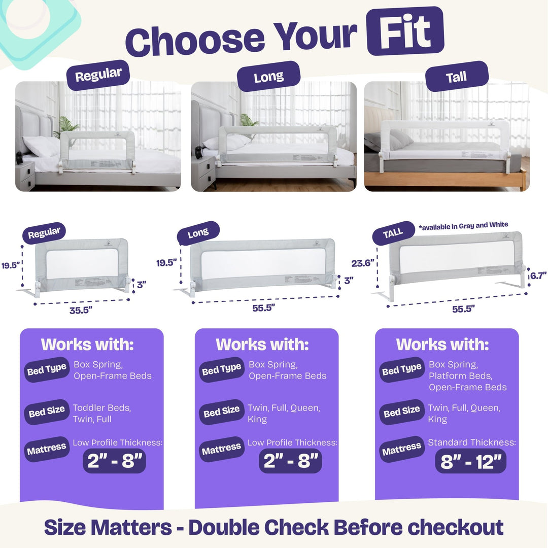 Safety Rail for Toddler Beds - ComfyBumpy