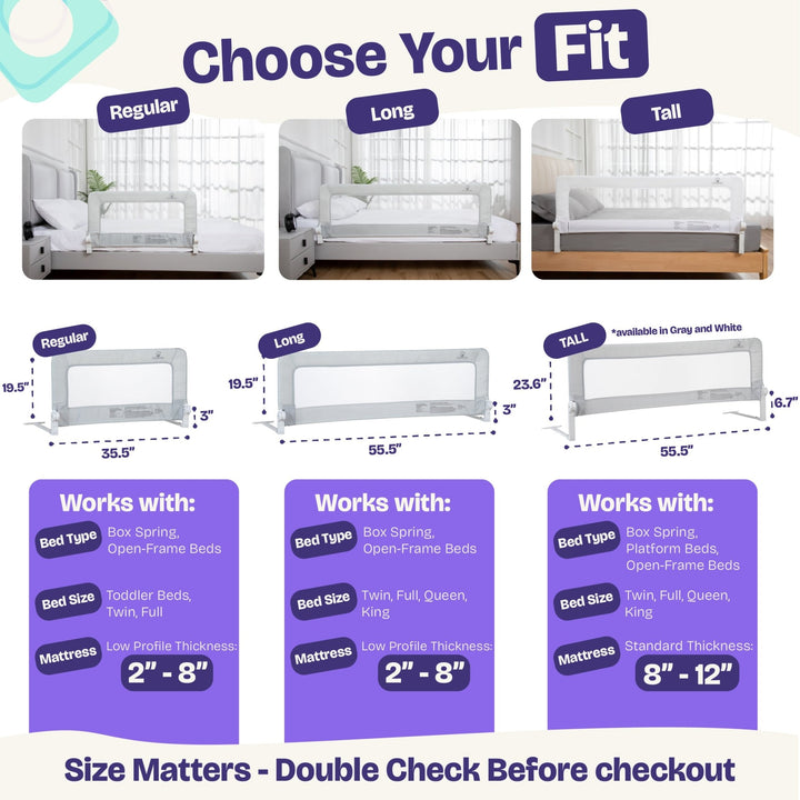 Safety Rail for Toddler Beds - ComfyBumpy