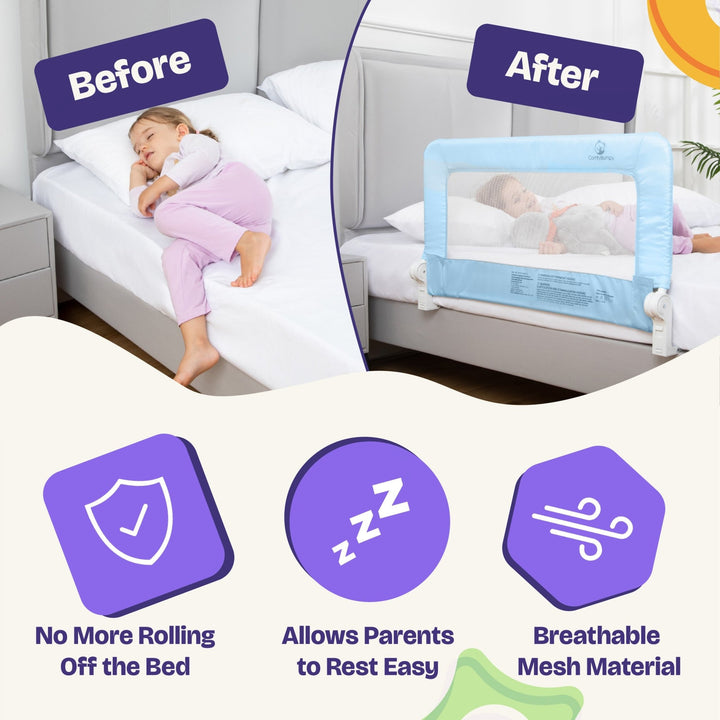 Safety Rail for Toddler Beds - ComfyBumpy