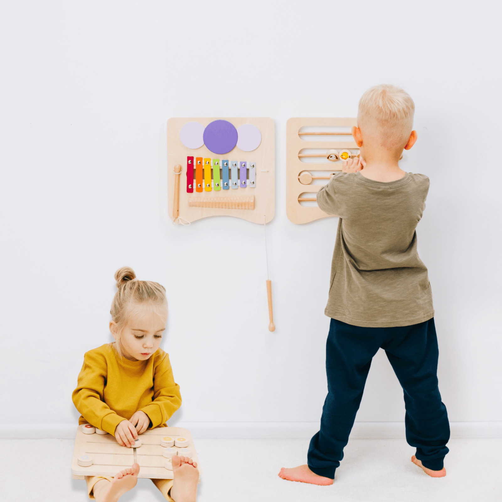 Sensory Wall with Detachable Activity Boards - ComfyBumpy