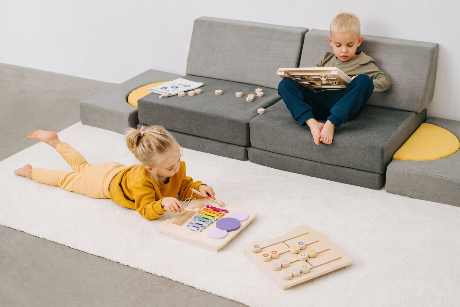 Sensory Wall with Detachable Activity Boards - ComfyBumpy