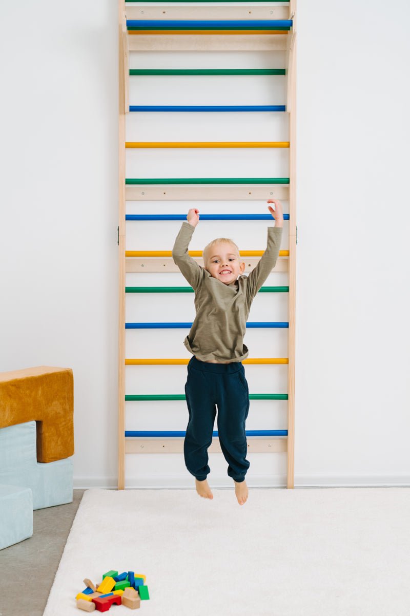 Swedish Ladder With Inserted Table - ComfyBumpy