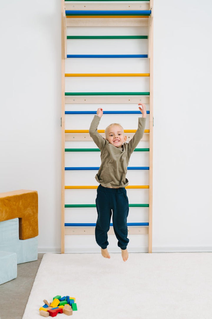 Swedish Ladder With Inserted Table - ComfyBumpy
