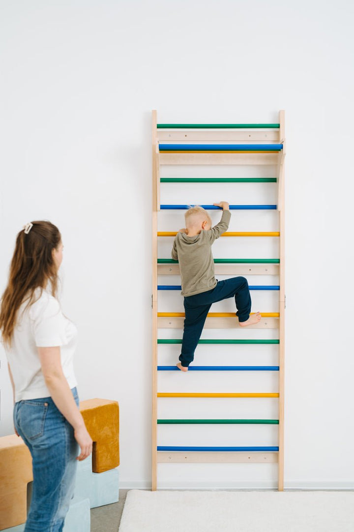Swedish Ladder With Inserted Table - ComfyBumpy