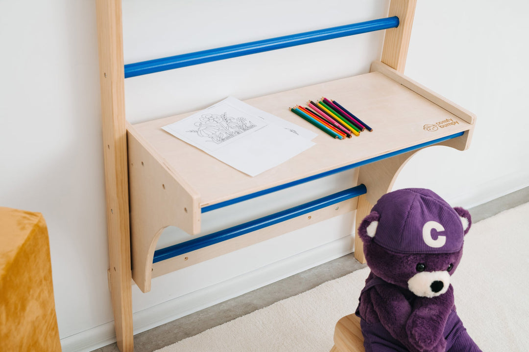Swedish Ladder With Inserted Table - ComfyBumpy