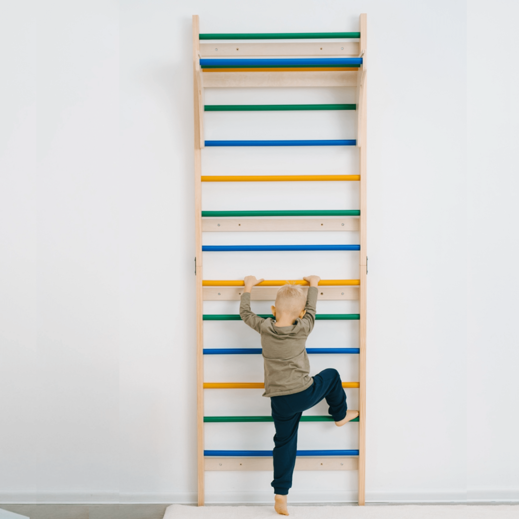 Swedish Ladder With Inserted Table - ComfyBumpy