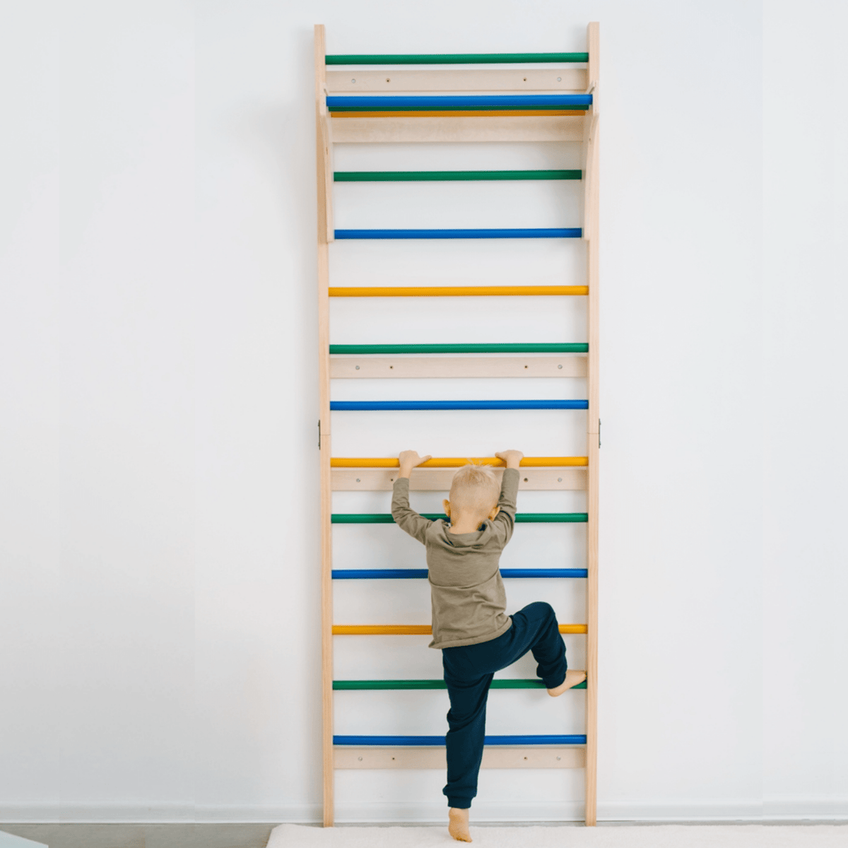Swedish Ladder With Inserted Table - ComfyBumpy