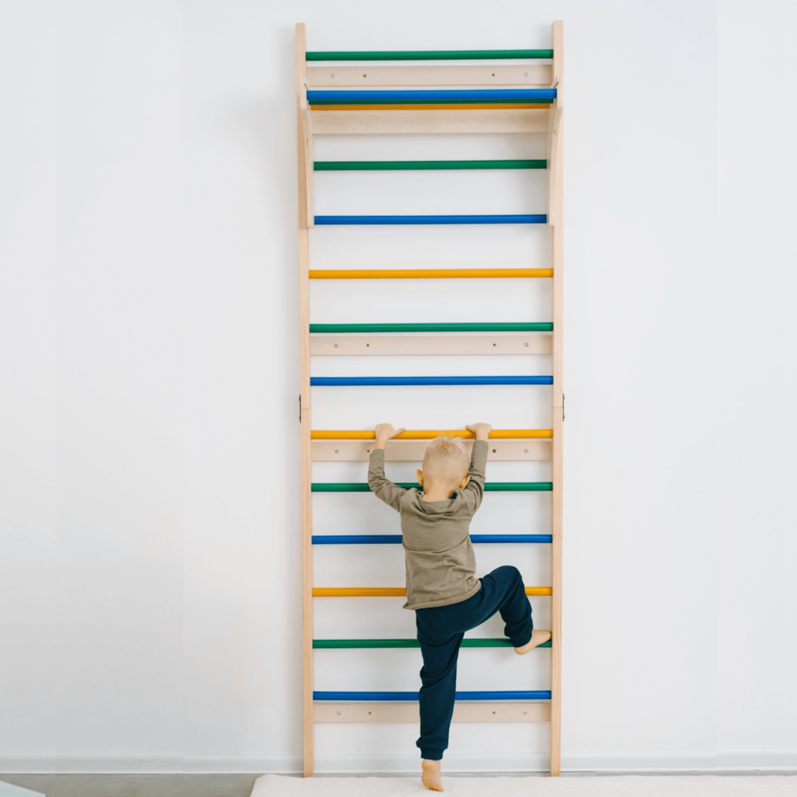 Swedish Ladder With Inserted Table - ComfyBumpy