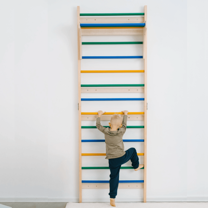 Swedish Ladder With Inserted Table - ComfyBumpy